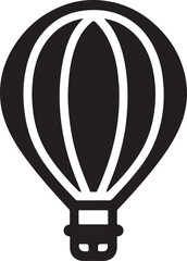 Obraz premium air balloon silhouette vector designs perfect for creative projects.