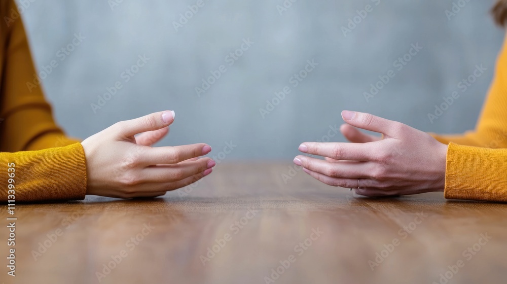 Poster professionals engaging in mentoring and educational discussions around a table in a workplace settin