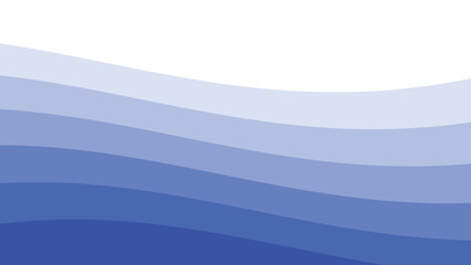 Blue wave design vector image for element design backdrop or presentation