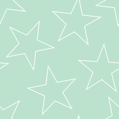 Pastels star Seamless Pattern Design