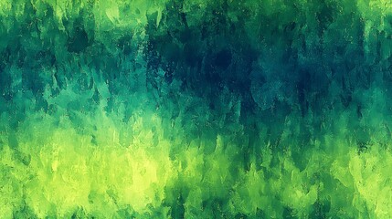 Obraz premium Abstract Green and Teal Textured Gradient with Rough Brushstrokes, Vibrant Artistic Design for Wallpaper, Digital Art, and Bold Modern Interior Decor Concepts