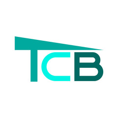 Roofing logo with Letter T C B design PNG
