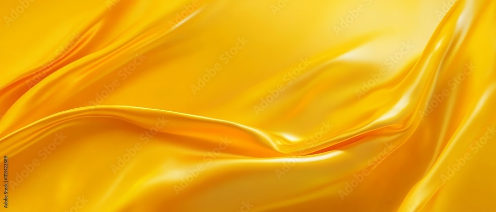 Aufkleber vibrant abstract yellow background with smooth gradient texture – perfect for product display, creat