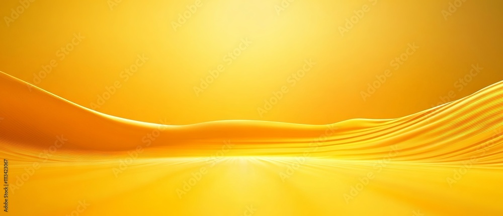 Aufkleber vibrant abstract yellow background with smooth gradient texture – perfect for product display, creat