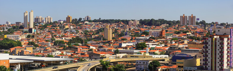Downtown Sorocaba in Brazil on May 01, 2015 in Sorocaba. eight largest city in Sao Paulo state