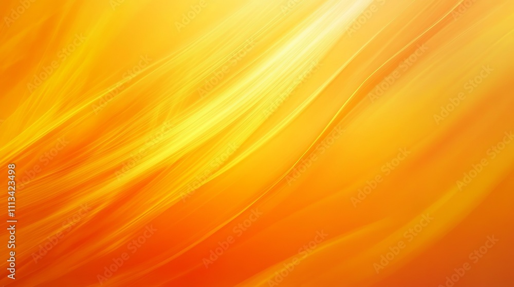Poster yellow to orange gradient background, abstract gradient design with smooth transition, vibrant warm 