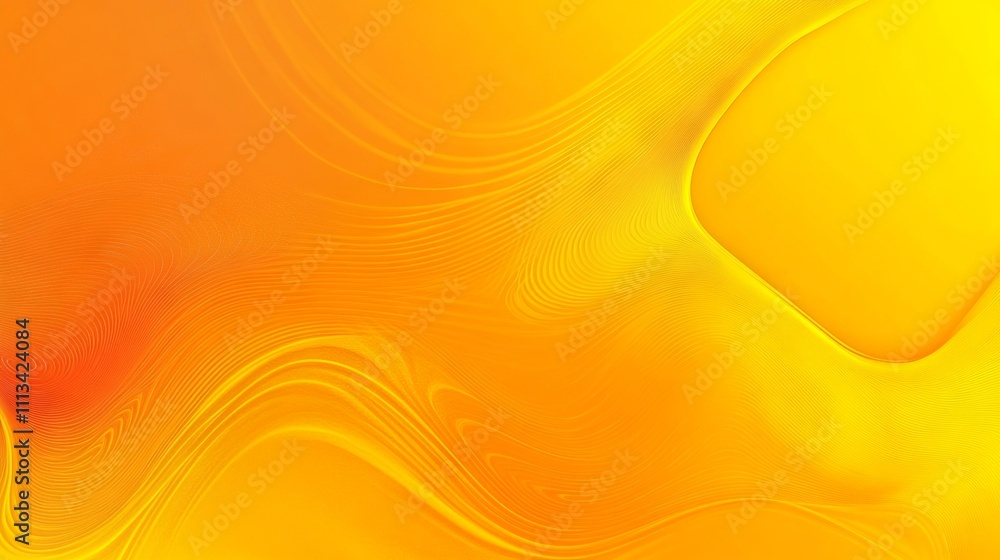Poster yellow to orange gradient background, abstract gradient design with smooth transition, vibrant warm 