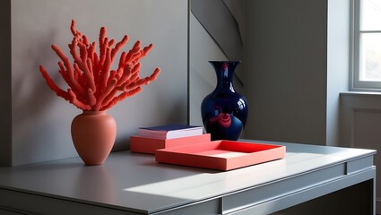 still life with vase