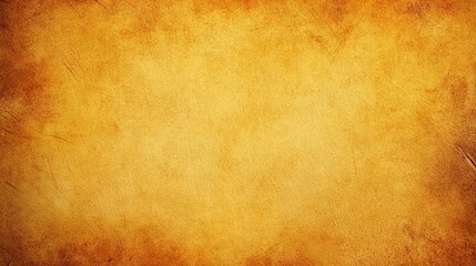 Obraz premium Vintage textured gold background with brown border, aged yellow paper or parchment design perfect for retro or antique-themed projects and artistic creations