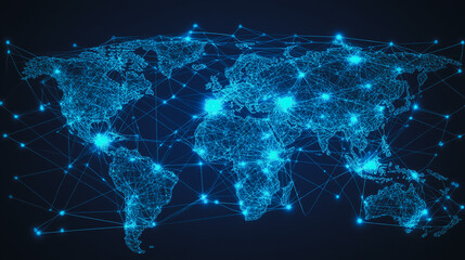 background network points Earth's surface wave background Abstract digital wave background information technology background The background is the background. gradient wave digital wave ban