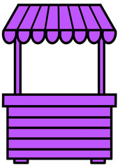 Purple lemonade stand