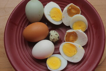 boiled eggs