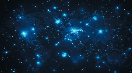 Fototapeta premium background network points Earth's surface wave background Abstract digital wave background information technology background The background is the background. gradient wave digital wave ban