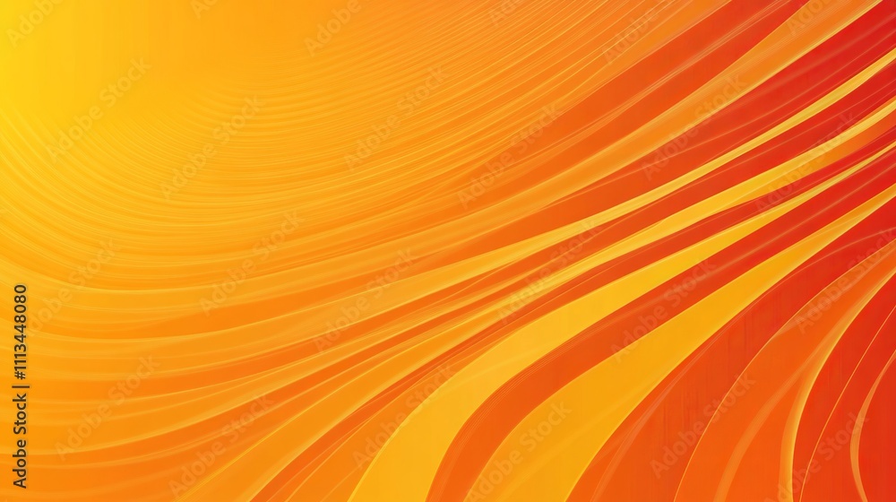 Poster abstract orange vector background featuring dynamic striped patterns in a vibrant gradient design, p