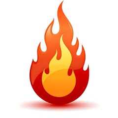 illustration of a fire
