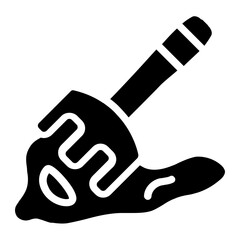 Garden Fork Solid Icon