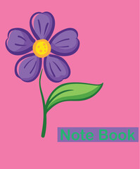 Note Book design vector file.