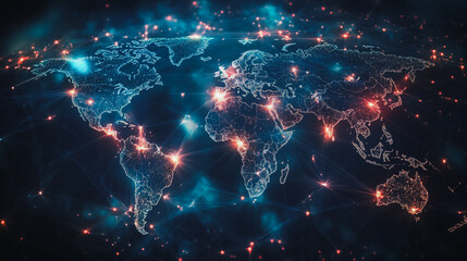 background network points Earth's surface wave background Abstract digital wave background information technology background The background is the background. gradient wave digital wave