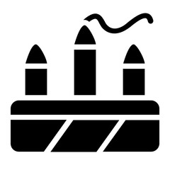 Crayon Solid Icon