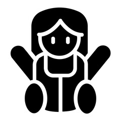 Doll Solid Icon