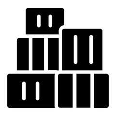 Container Solid Icon
