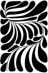 black and white abstract 