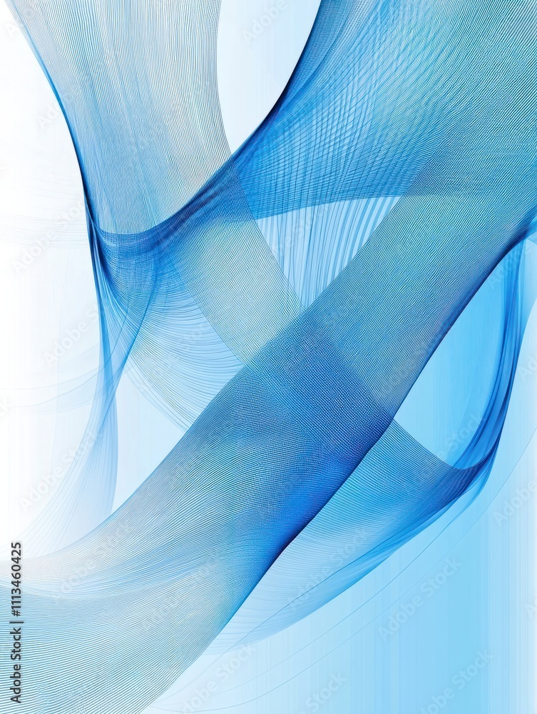 Poster blue thin lines abstract futuristic minimal background. hi-tech vector design