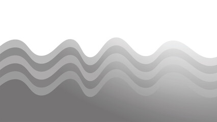Grey wave design vector image for element design backdrop or presentation