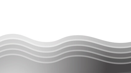 Grey wave design vector image for element design backdrop or presentation