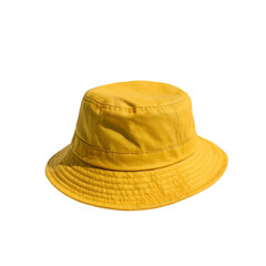 Yellow bucket hat