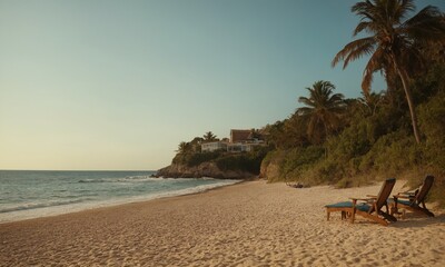 펜션앞 바닷가 풍경 모래사장 파도 멋진섬
