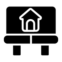 Billboard Solid Icon