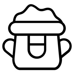 Rice  Cooker Line Icon