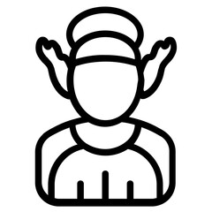 Dancer Line Icon