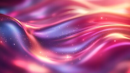 Vibrant arcs of holographic streaks with shimmering edges and unique color blends like pink and mint