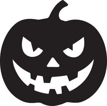 recommend clip art: Jack-o'-lantern / jack-o-lantern Halloween carved pumpkin flat vector icon for apps and websites
                    