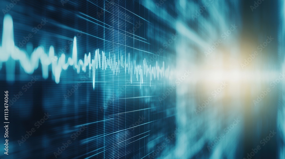 Poster real-time medical interface visualization for health monitoring and data analysis