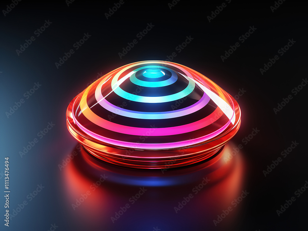 Poster 3d wifi icon representing wireless connection and internet tech