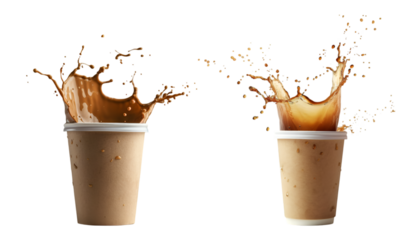 coffee cup and splash