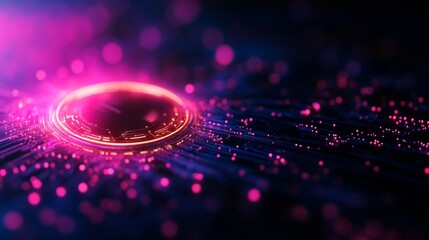 Dynamic glowing light wallpaper abstract background digital art colorful environment futuristic viewpoint concept