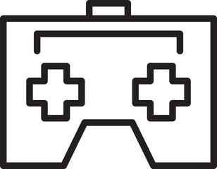 Game Console Line Icon