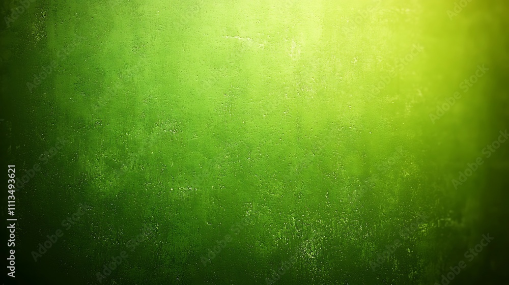 Poster abstract green textured background with vignette.