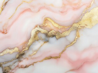 Abstract blue and gold fluid art design featuring flowing lines and shimmering accents creating a luxurious and elegant artistic composition for modern decor.