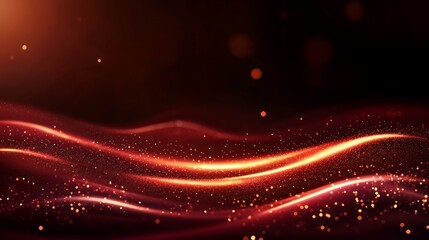 Dynamic light glow wave wallpaper background abstract soft patterns in a warm environment captivating visual design