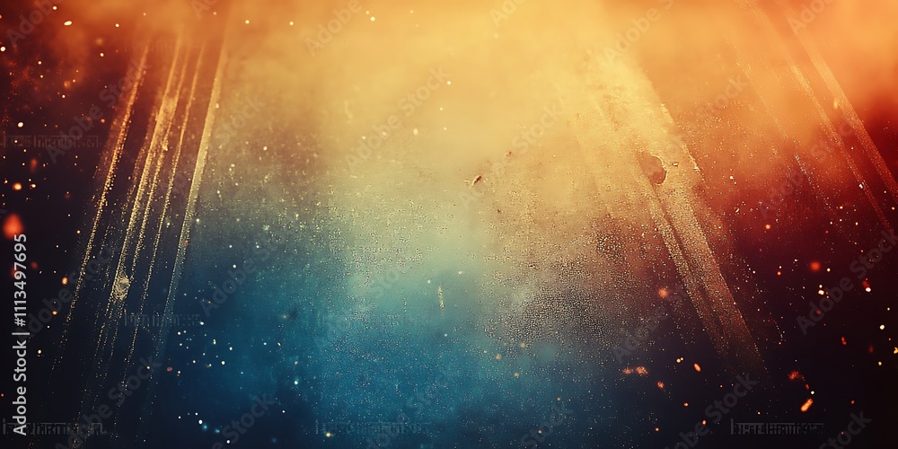Poster 3d rendering abstract background of multi colored cubes wallpaper