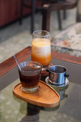 The nice taste of Indonesian drink in Purwokerto City, Central Java, Indonesia. It was taken on December 10, 2024 by a professional. It's a nice drink with Indonesian culture