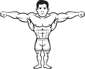 Fototapeta premium illustration of man