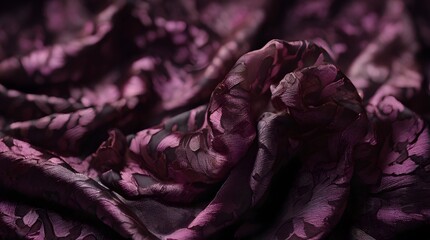 rich purple mulberry silk fabric background 