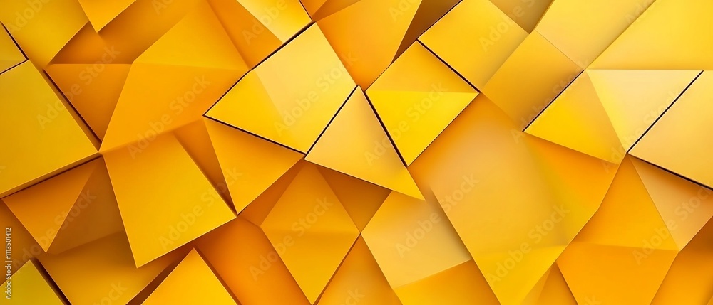 Poster vibrant abstract modern background with dynamic yellow triangles and geometric patterns for graphic 