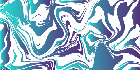 Abstract Blue Liquefy wallpaper art design. Blue and White wavy background. Marbleized Stripes With marble ink texture. Splash of paint. Colorful liquid. liquid dynamic swirl texture in blue and white
